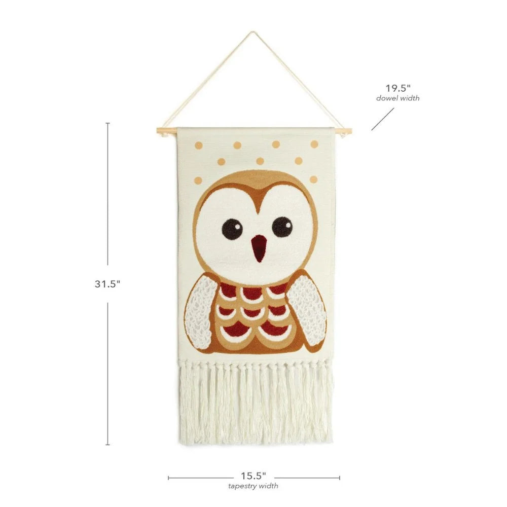 Owl Woven Tapestry