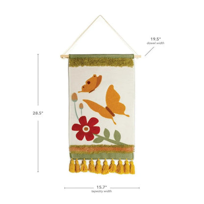 Butterfly Woven Tapestry