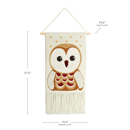 Owl Woven Tapestry